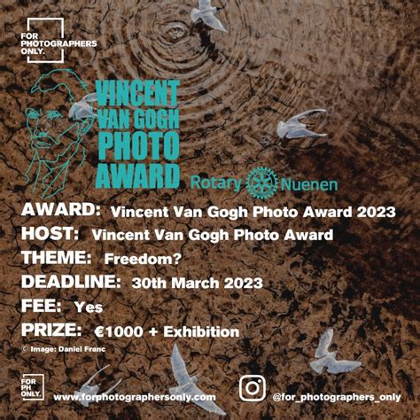 Vincent Van Gogh Photo Award 2023