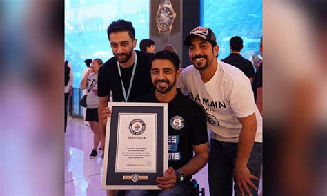 Faisal Mosawi sets new Guinness record for fastest dive with underwater ...