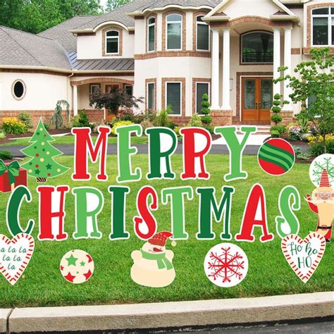 Christmas Yard Sign - Etsy