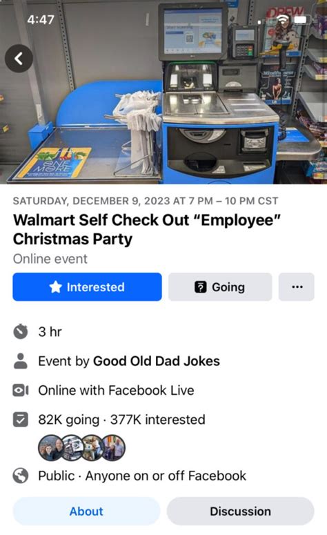 You Are Invited To The Walmart Self Checkout "Employee" Christmas Party