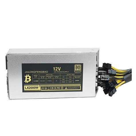 Buy SZQHHDD 2000W PSU Antminer Bitmain 2000w Power Supply 6PIN Antminer ...