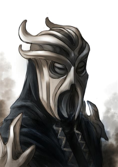 Miraak Sketch by PanzerTheTank on DeviantArt