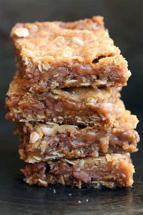 Chewy Chocolate Caramel Bars - Princess Pinky Girl