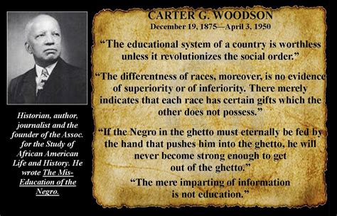 carter g woodson quotes - Google Search | Black history quotes, Black history, History quotes