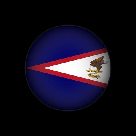 Country American Samoa. American Samoa flag. Vector illustration ...