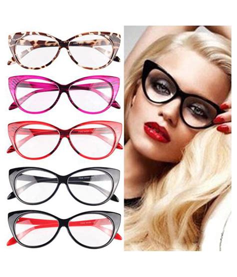 Women Classic Sexy Vintage Cat-Eye Shape Plastic Plain Eye Glasses Frame Eyewear - Buy Women ...