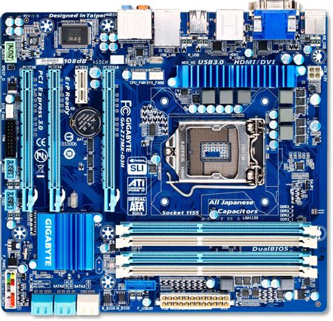 GA-Z77MX-D3H LGA1155 Micro ATX Motherboard