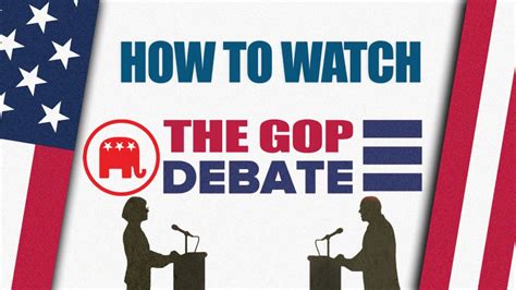 How To Watch The 2024 Republican Debate - Lolly Rachele