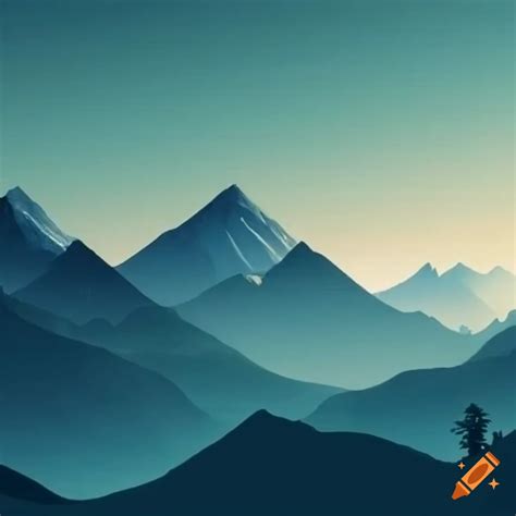 Desktop wallpaper of breathtaking mountains