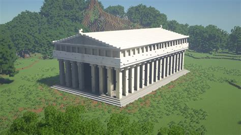 Greek/Roman temple build - Miq3 Minecraft Map