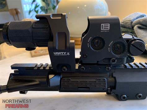 Eotech EXPS 3-2 and G45 5X magnifier with Unity risers (together or ...