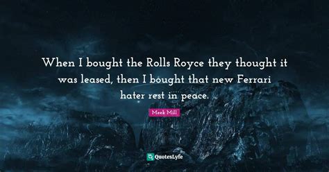 Best Rolls Royce Quotes with images to share and download for free at QuotesLyfe