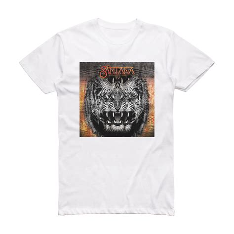 Santana Santana Iv Album Cover T-Shirt White – ALBUM COVER T-SHIRTS