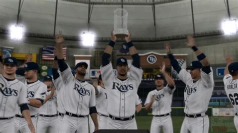 MLB 14: The Show - Tampa Bay Rays World Series Celebration - YouTube