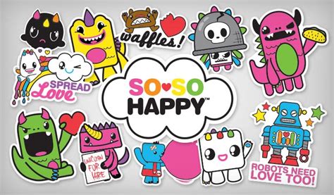 So So Happy Stickers | StickerYou Products - StickerYou