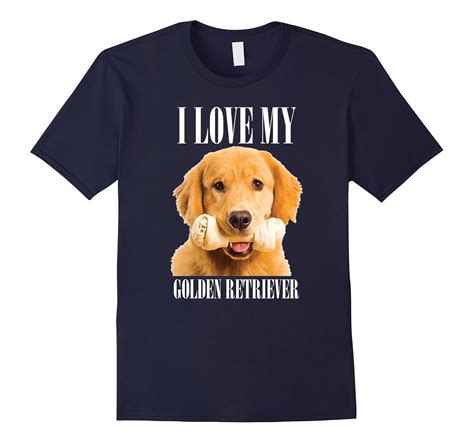 Golden Retriever – I love my Golden Retriever T-shirt-TD – Teedep