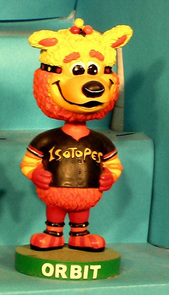 Albuquerque Isotopes mascot Orbit bobblehead – Bobhead