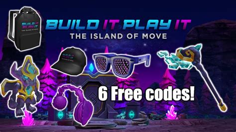 ISLAND OF MOVE CODES (6 FREE ITEMS) | ROBLOX - YouTube