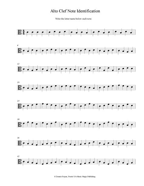 FREE! Printable Music Note Naming Worksheets — Presto! It's Music Magic Publishing