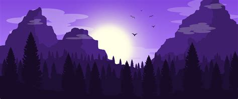 3440x1440 Resolution Purple Artistic Landscape HD Digital Art Sunset 3440x1440 Resolution ...