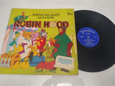 ROBIN HOOD WALT DISNEY Soundtrack Y cuento Spanish 1974 - LP vinyl 12 ...