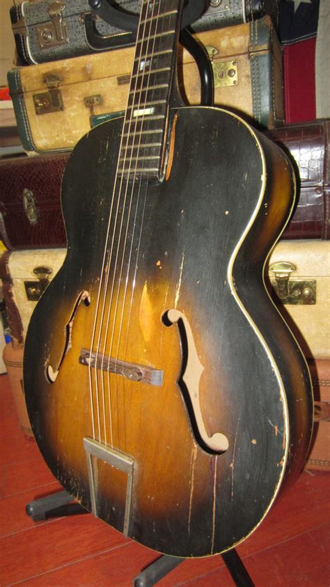 Vintage 1950's Harmony Master Archtop Acoustic Guitar – Rivington Guitars