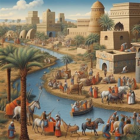 Mesopotamia civilization | Premium AI-generated image