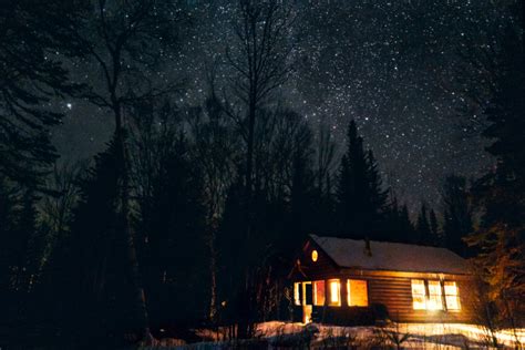 Woman embraces another winter in a primitive cabin in the Maine woods