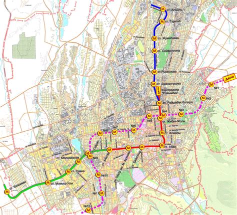 Almaty On A Map