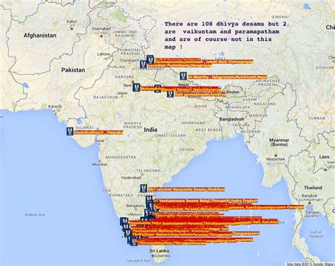 108 vaishnava dhivya desam map page - templepages