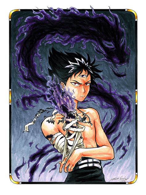 Hiei & the Dragon of the Darkness Flame yu Yu Hakusho | Etsy