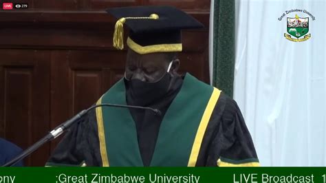 ZimEye - MNANGAGWA AT GREAT ZIMBABWE UNIVERSITY GRADUATION | Facebook