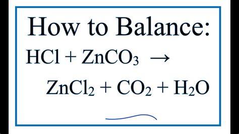 Divine Zinc Plus Hydrochloric Acid Balanced Equation Different Formulas Of Power