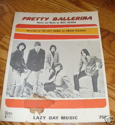 LEFT BANKE Pretty Ballerina SHEET MUSIC | #74636772