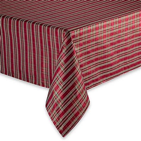 Christmas Plaid Tablecloth - Bed Bath & Beyond