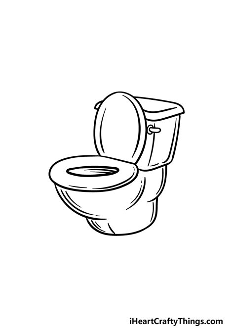 Simple Toilet Drawing