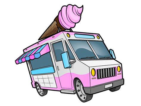 Ice Cream Truck Clip Art - ClipArt Best