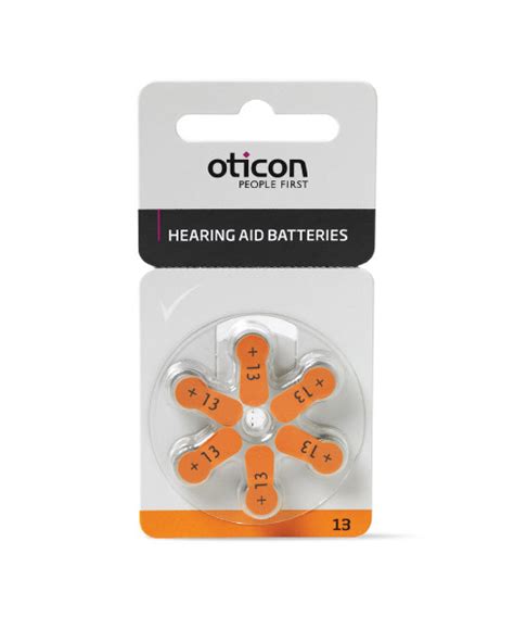 Oticon Hearing Aid Batteries size 13 - HEARING SAVERS