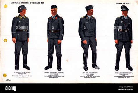 ONI JAN 1 Uniforms and Insignia Page 027 German Air Force Luftwaffe WW2 ...