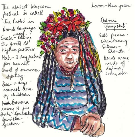 Brokpa Tribe in Ladakh, India - Urban Sketchers