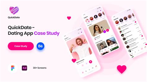 QuickDate - Dating App Case Study on Behance