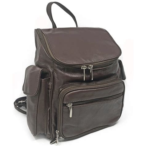 Leather Backpack With Built In Wallet – WholesaleLeatherSupplier.com