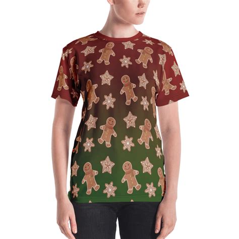 Christmas Gingerbread T-shirt – Autumn Cozy