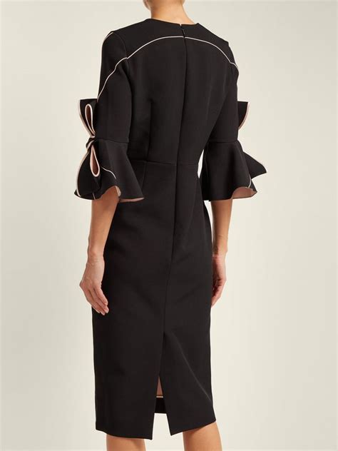 Lavette bow-trimmed crepe dress | Roksanda | MATCHESFASHION.COM | Crepe ...