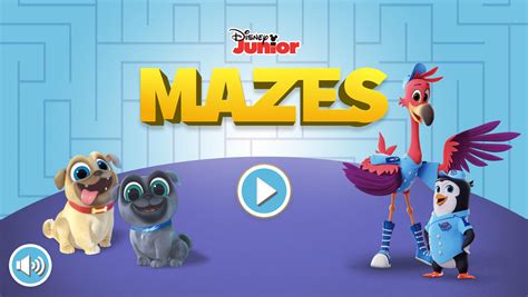 🕹️ Play Disney Jr Mazes Game: Free Online Disney Junior Puppy Dog Pals & TOTS Maze Video Game ...