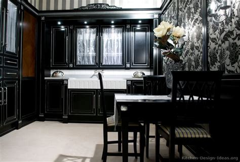 Cabinets for Kitchen: Black Kitchen Cabinets - With Different Ideas