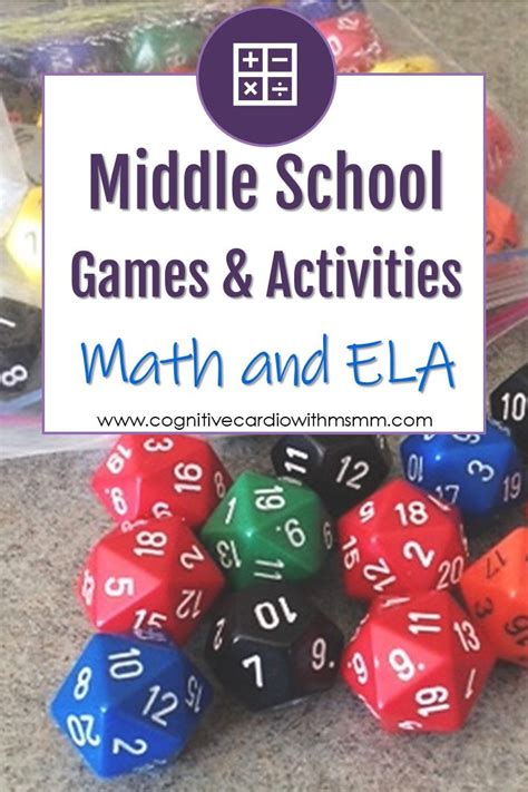 Summer School Math Activities, High School Math Games, Middle School ...