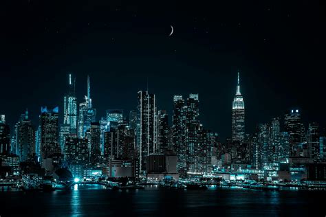 Photo of Cityscape at Night · Free Stock Photo