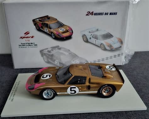 Spark 1:18 - 1 - Model car - 24 Uren Le Mans 1966 - Ford MkII #5 ...