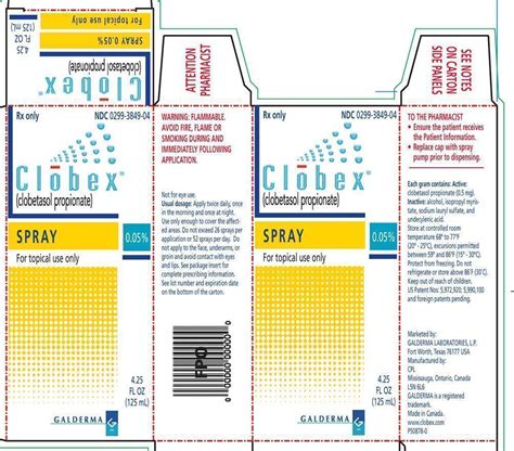 Clobex - FDA prescribing information, side effects and uses